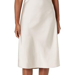 Chic Cream Midi Skirt for Women